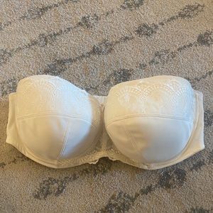 Panache White Strapless Bra